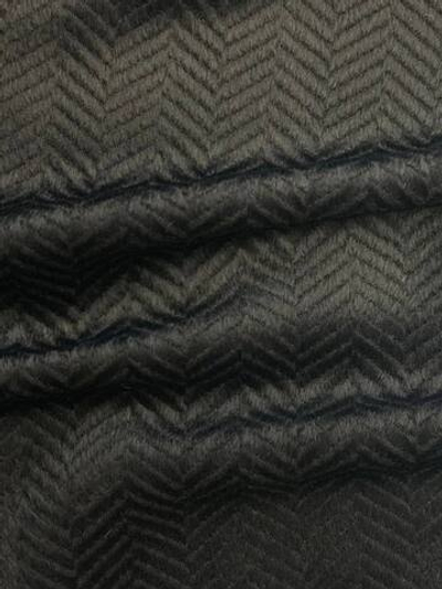 Baby сури альпака пальтовая черная фактурная