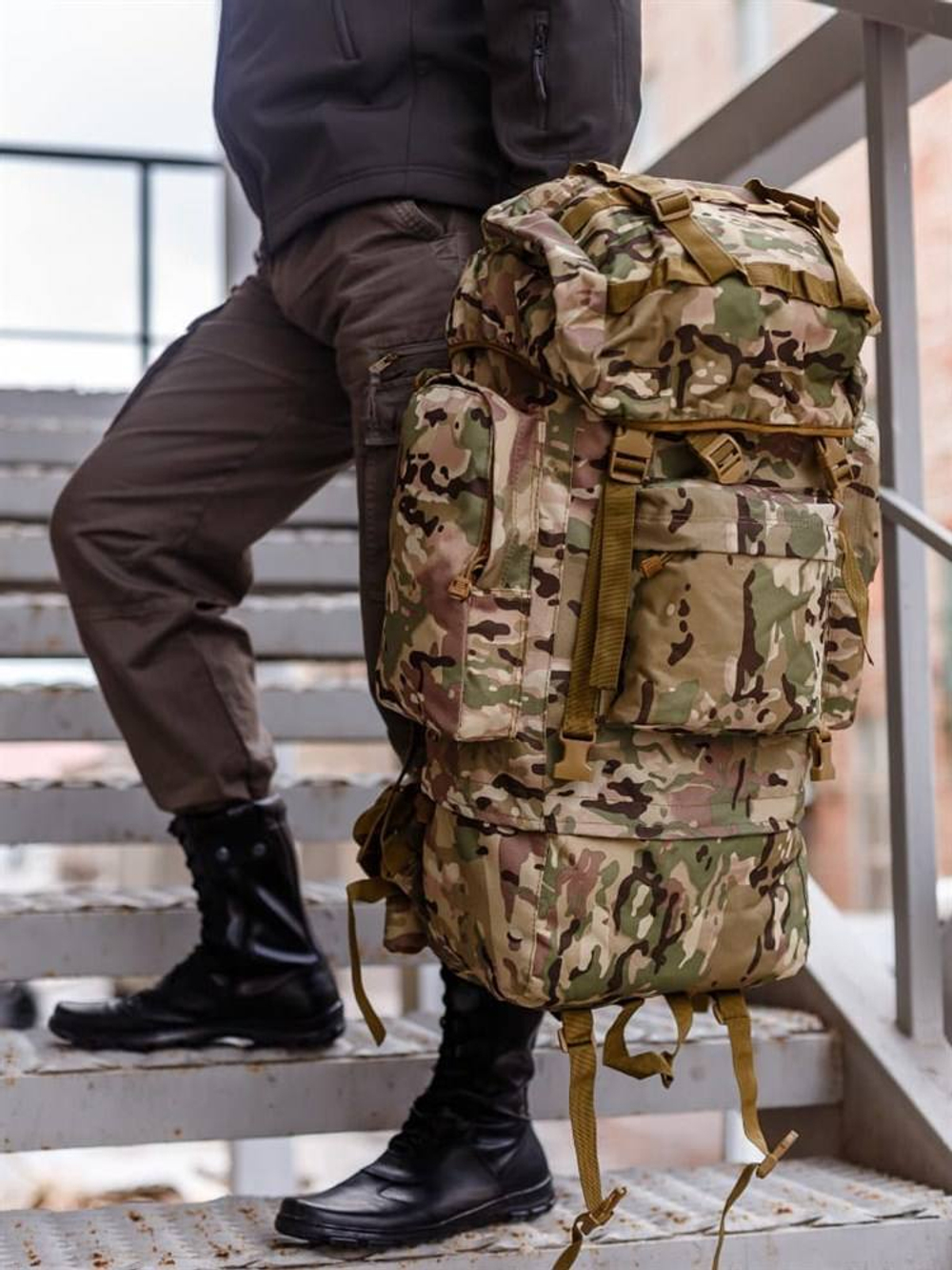 Тактический рюкзак 70л мультикам