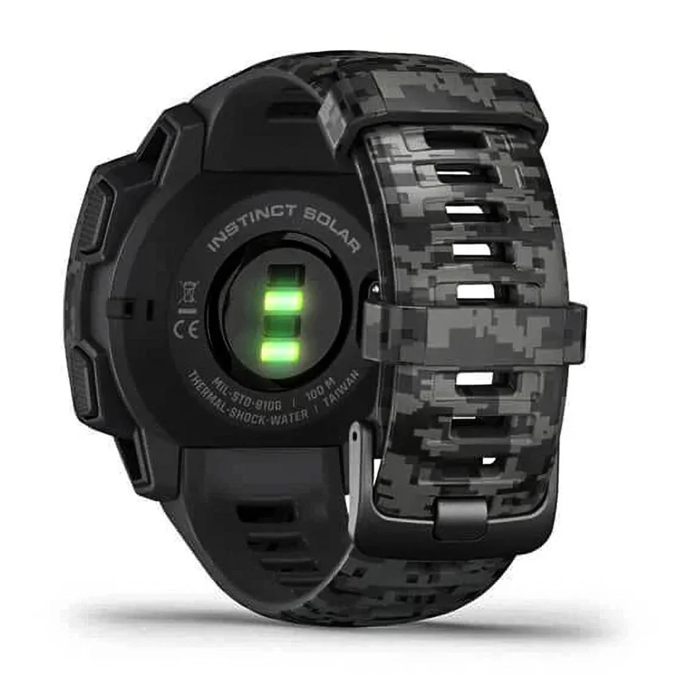 Спортивные наручные часы GARMIN INSTINCT Solar Camo Graphite, 010-02293-05