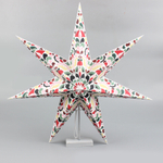 Новогоднее украшение (звезда) Födelse, 70 см, разноцветный/с рисунком, бумага