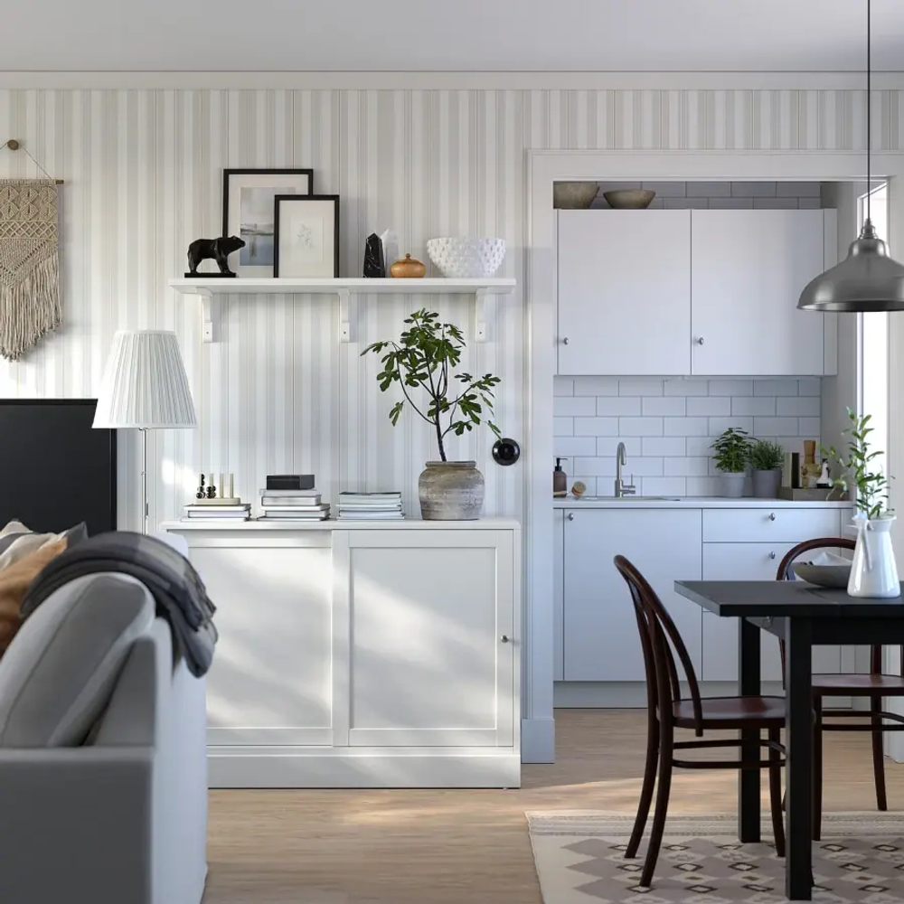 Комод - HAVSTA IKEA/ ХАВСТА ИКЕА, 121х89 см, белый