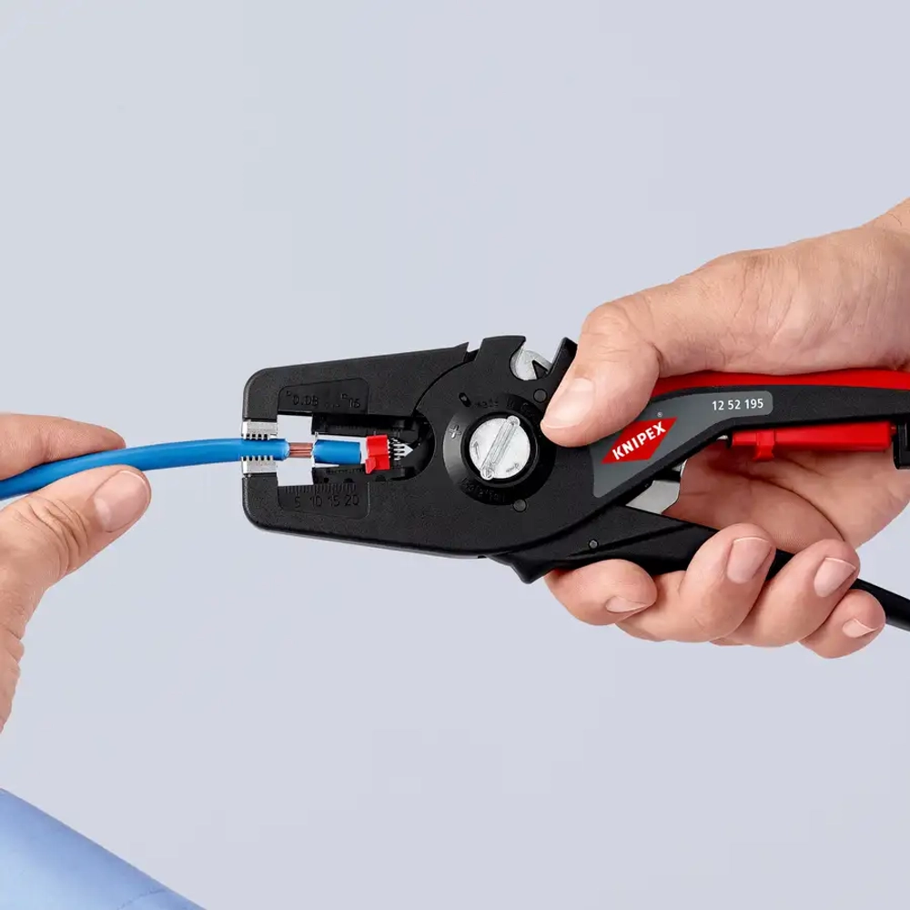 Автоматический стрипер PreciStrip16 195 мм 12 52 SB Knipex 12 52 195 SB