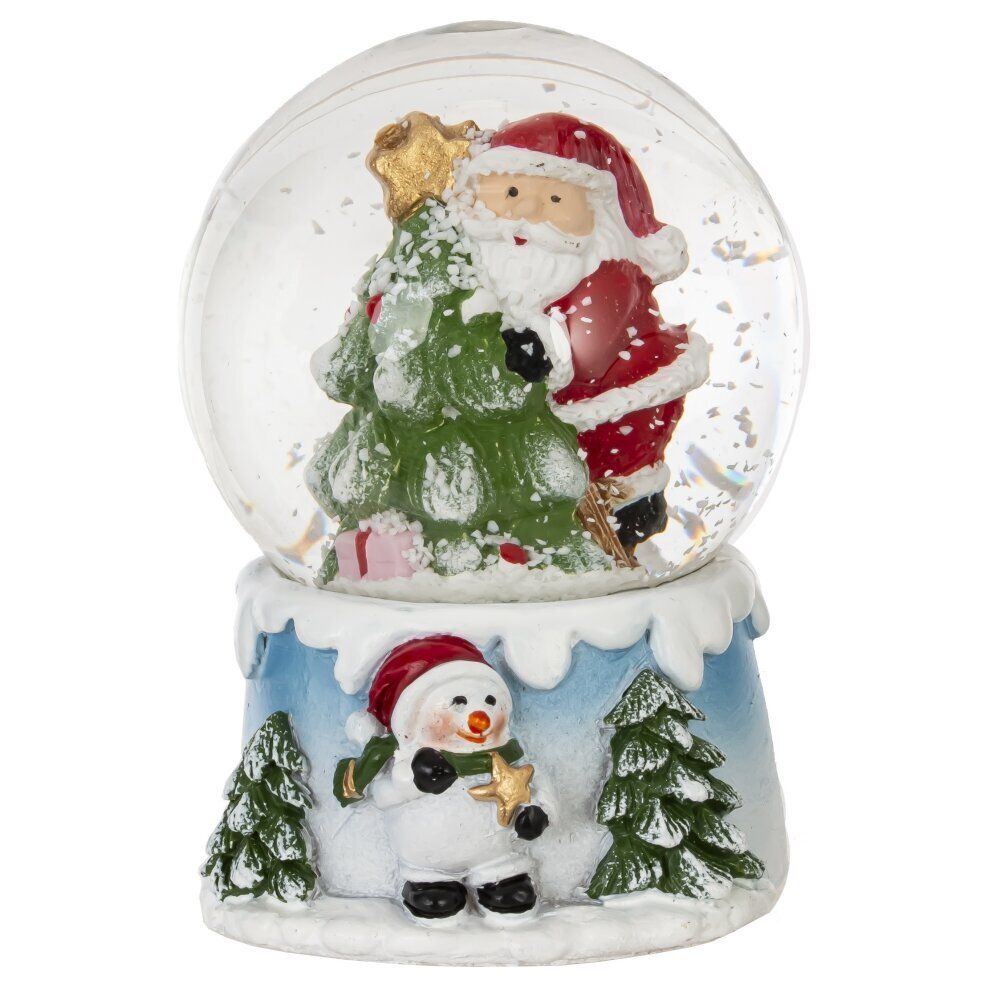 GAEM Фигурка декоративная "Дед Мороз" в стекл шаре, L5,5 W5,5 H6 см, 2в.