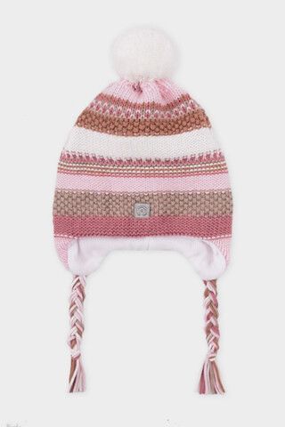 шапка  для девочки  КВ 20334/24ш/светлая астра,брусника