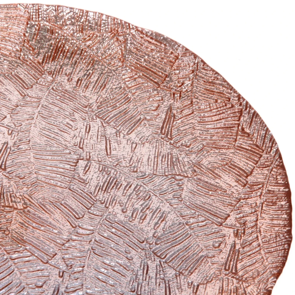Тарелка 32см «Ривьера»розовое золото