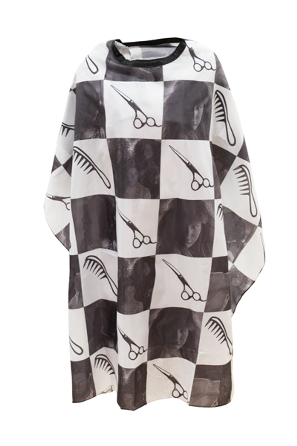 Накидка c серым рисунком на липучке  (125х150см) h10860