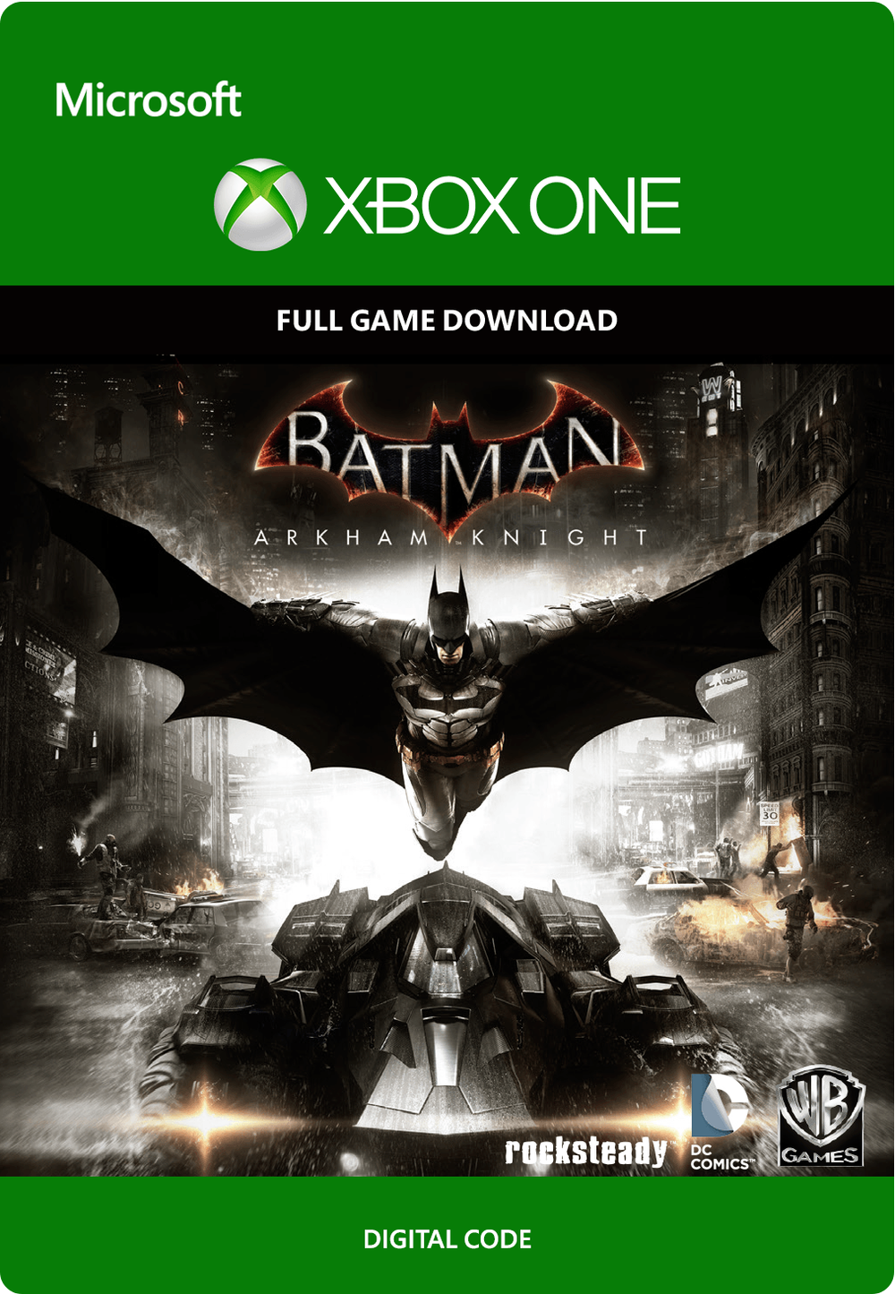 Batman: Arkham Knight (для Xbox One/Series S/X, интерфейс и субтитры на русском языке) [Цифровой код доступа, возможна активация в регион РФ]