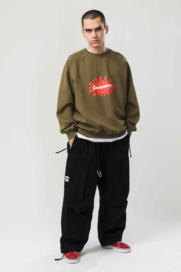 Толстовка крюнек Firm Wide Chanel Зеленая Война - фото 2