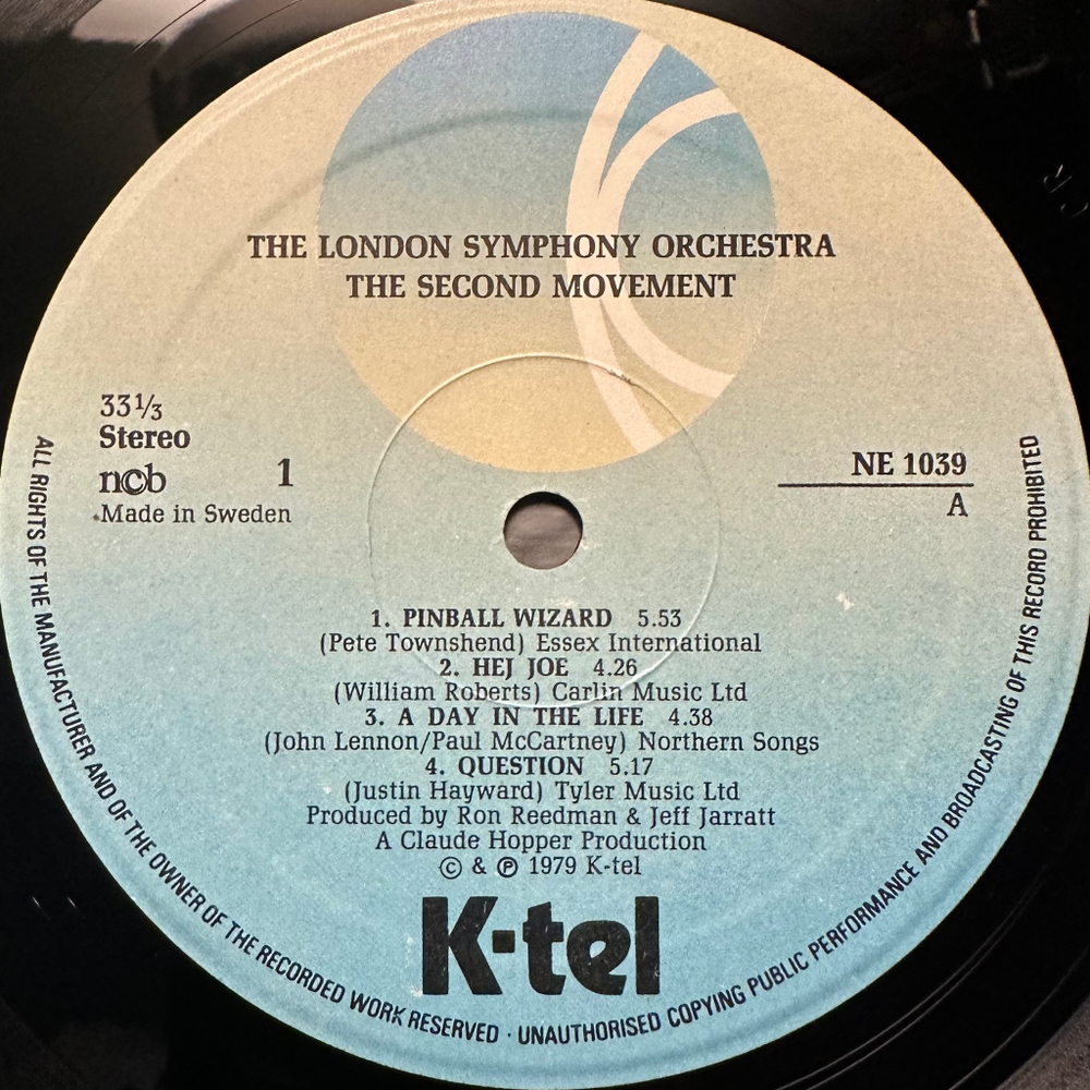 The London Symphony Orchestra - The Second Movement (Швеция 1978г.)