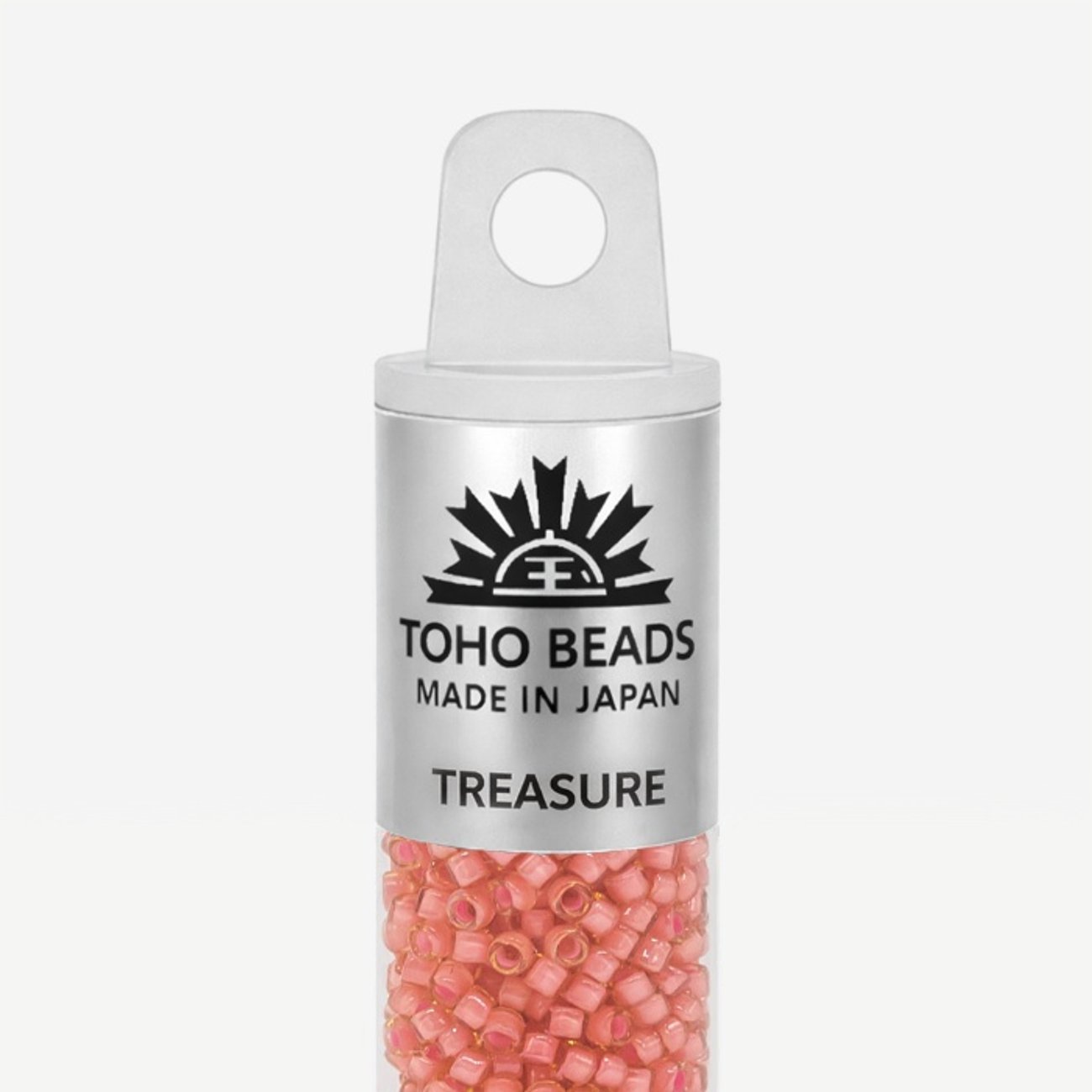 Японский бисер TOHO Treasure (№925), окрашенный изнутри прозрачный