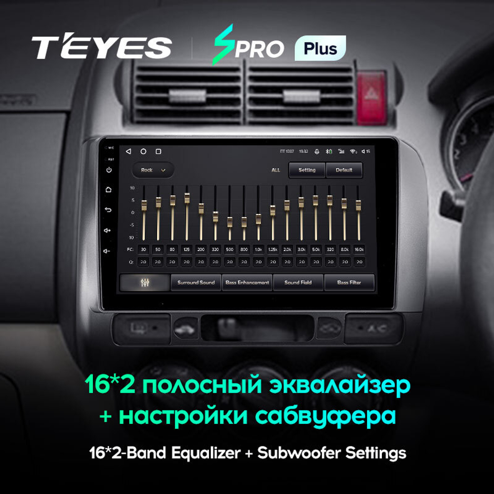 Teyes SPRO Plus 9" для Honda Fit, Jazz 2001-2008 (прав)