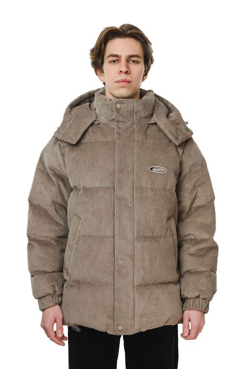 Пуховик Velvet светло-коричневый