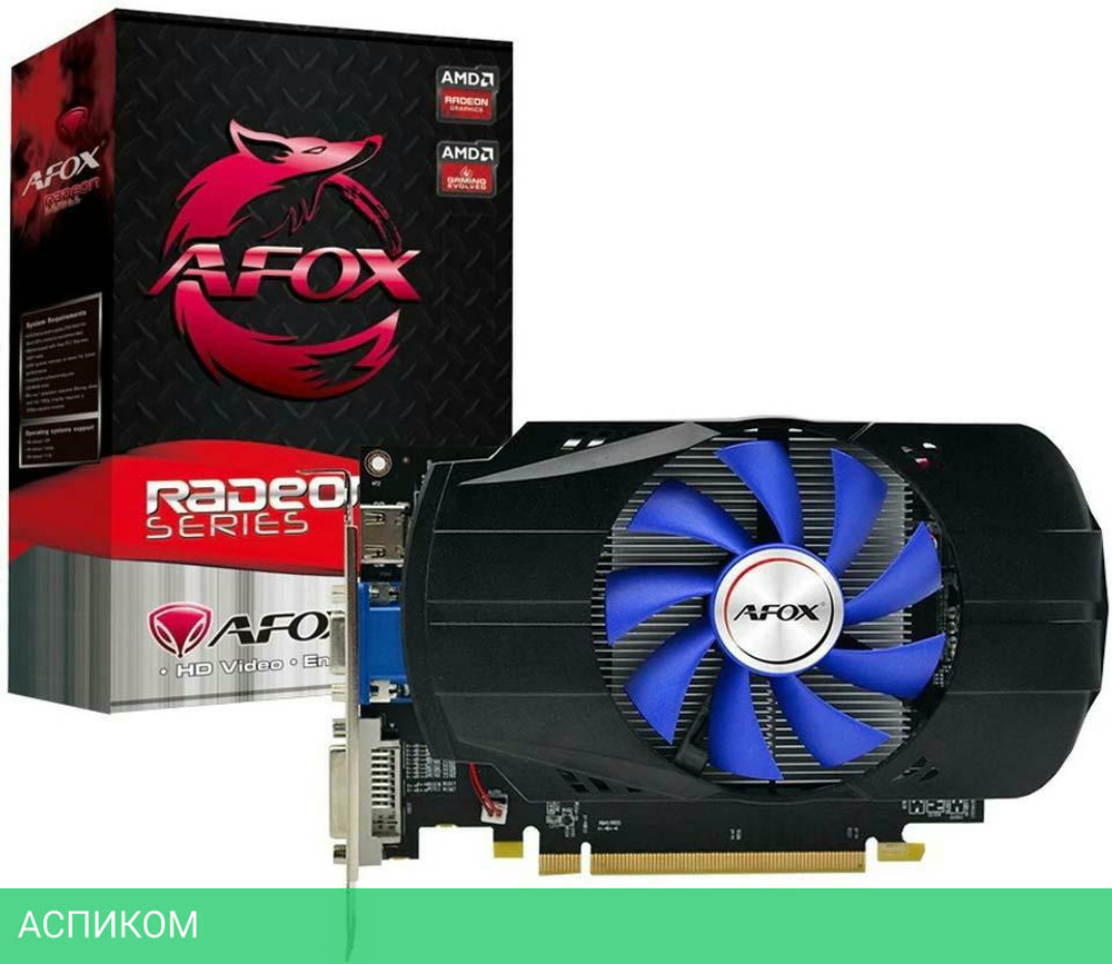 Видеокарта AFOX Radeon R7 350 2GB GDDR5 (AFR7350-2048D5H4-V3)