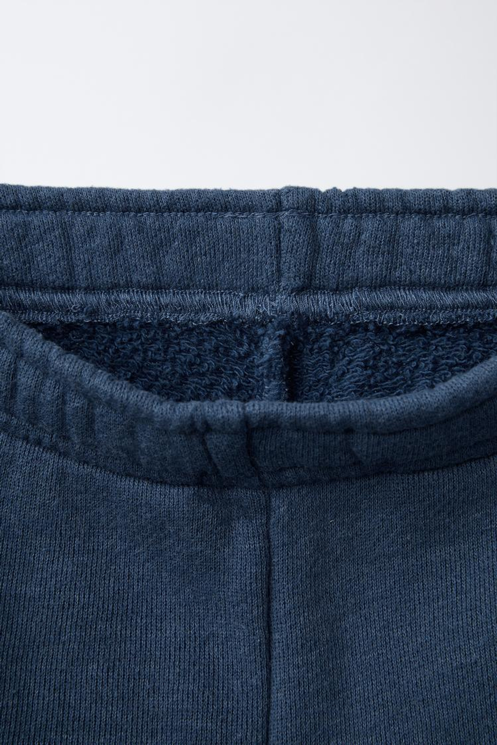 ZARA ШОРТЫ С НАДПИСЬЮ, СИНИЙ