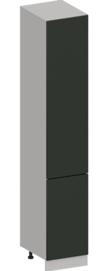 Кухня Модуль ШП 400 Белый / Насыщенно-зеленый