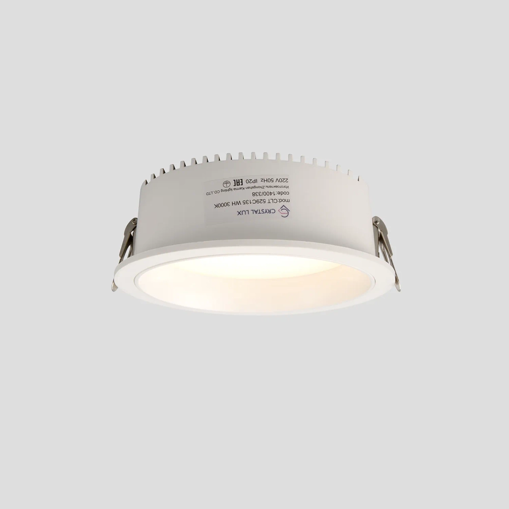 Светильник встраиваемый Crystal Lux CLT 529C135 WH 3000K