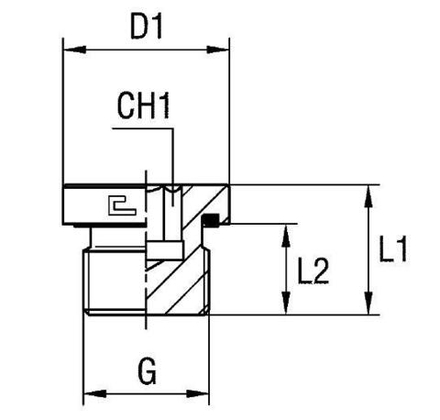 Заглушка VE BSP 3/8 CAST