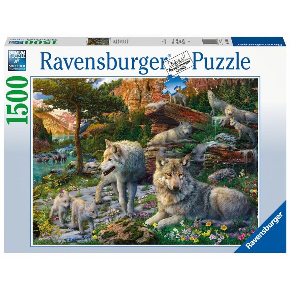 Пазл Ravensburger - Spring Wolves 1500 деталей. 165988