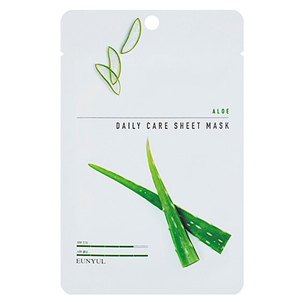 Маска тканевая с экстрактом алоэ Eunyul Aloe daily care sheet mask, 22 г