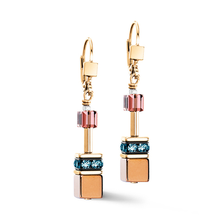 Серьги Coeur de Lion Multicolour Art Nouveau 3015/20-1578