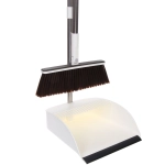 Набор для уборки, щетка для пола с совком «Disco» белый 1103