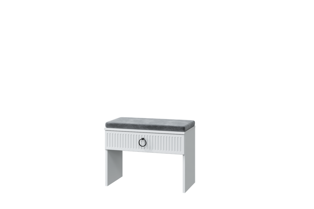 Тумба с мягким элементом и ящиком "Шарлиз"