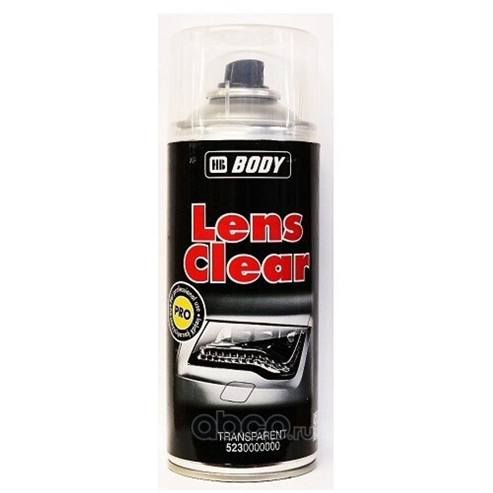 Лак спрей для фар 400 мл  Lens Clear  (BODY)