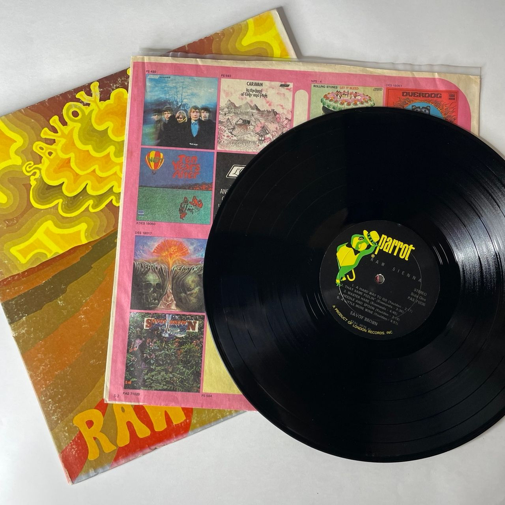 Винтажная виниловая пластинка LP Savoy Brown Raw Sienna (США 1970)