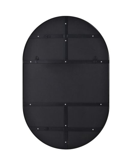 Чёрное овальное зеркало “Рейли”