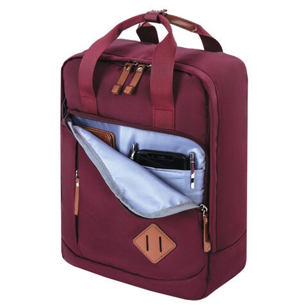 Рюкзак BRAUBERG FRIENDLY молодежный, бордовый, 37х26х13 см, 270090