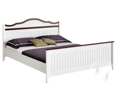 Кровать 1;6м Вояж (белый/белое дерево)