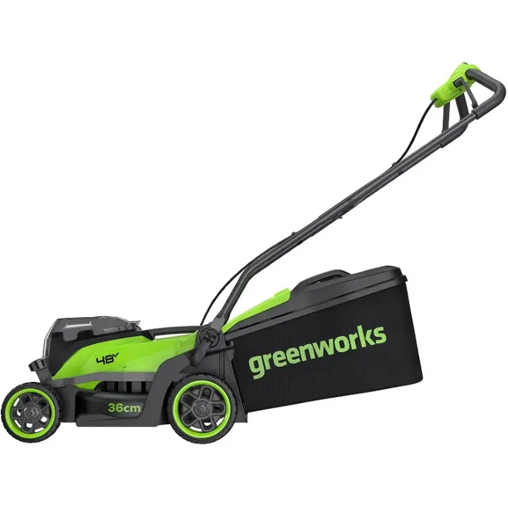 Аккумуляторная газонокосилка Greenworks GD24X2LM361 (2 x 4 Ач, ЗУ) 2520707UD