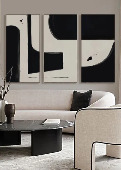 Набор из 3 постеров Choc 210x140 см