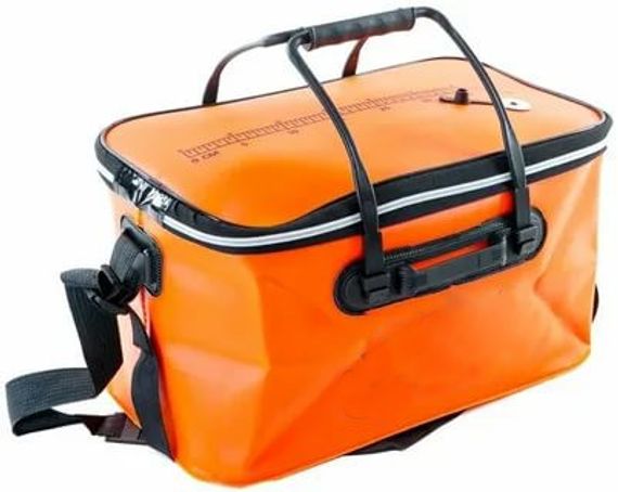 Сумка - кан рыболовная водонепроницаемая складная  с клапаном 45 см EVA