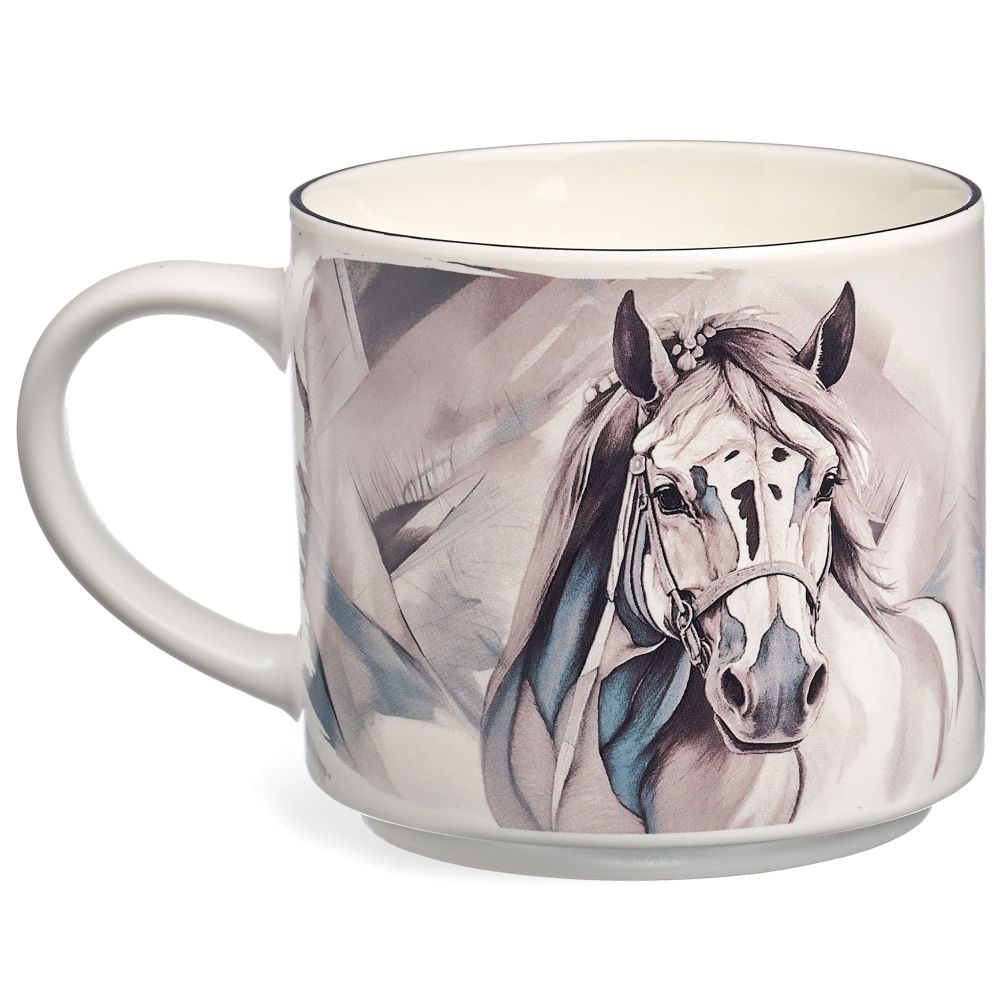 КРУЖКА LEFARD "HORSE" СЕРЕБРО 500МЛ