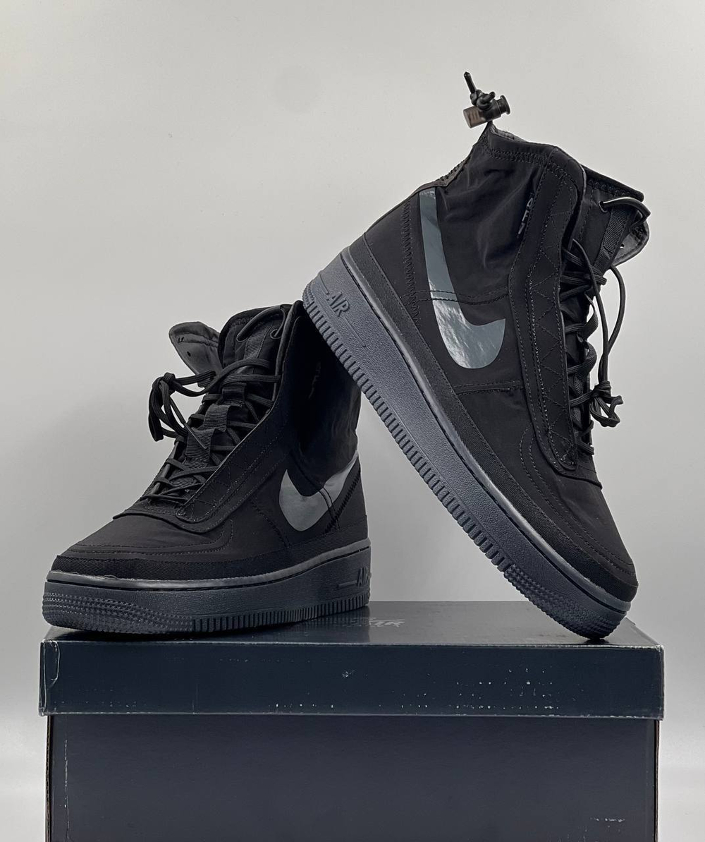 Кроссовки Nike AirForce 1 HighShell #N57 (черн.)