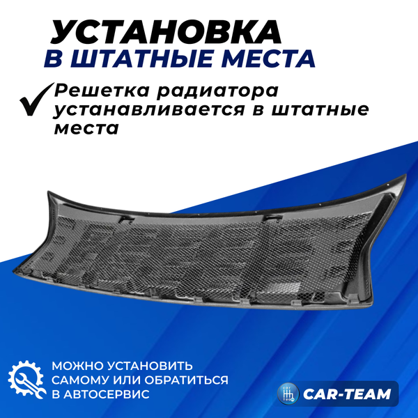Решетка радиатора Renault Duster "Dakar", черный мат