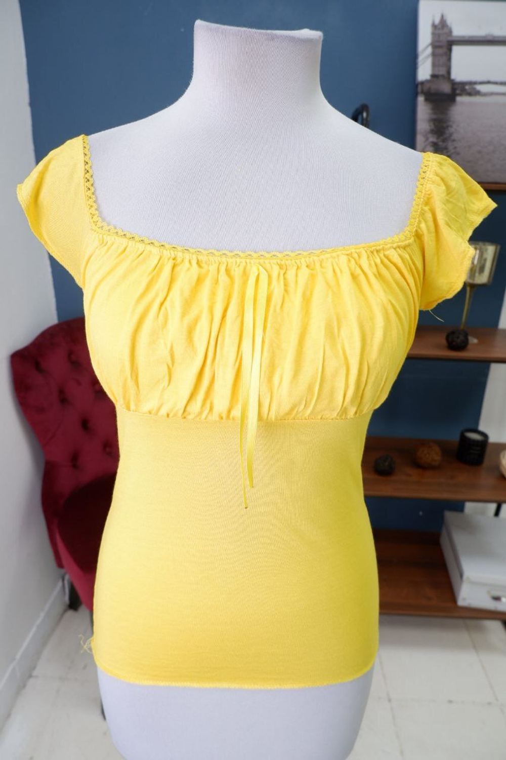 Топ летний из вискозы 40 размер