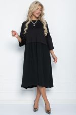 Платье бохо (черное) П11441 LT Collection