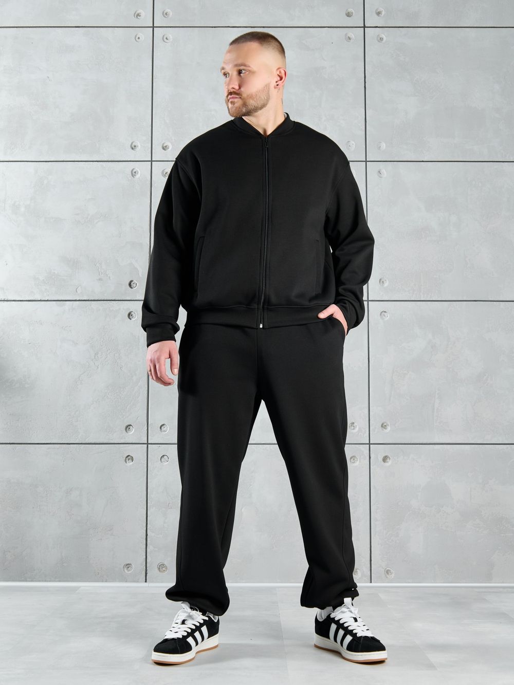 Костюм мужской Лининг-3 Виотекс ЧЁРНЫЙ