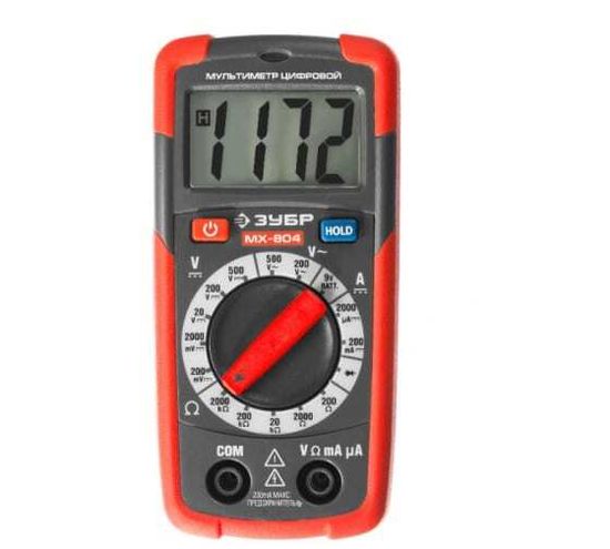 Мультиметр ЗУБР цифровой портативный MX-804