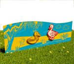 Забор уличный из экопластика 5