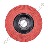 Круг лепестковый с керамическим абразивом для шлифования по нержавеющей стали FTL Everest 29 125 х 22,2 мм P80