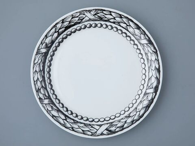 Тарелка плоская 220 мм форма Юлия рисунок Сысоев. Волшебный сад III арт. 80.44103.00.1