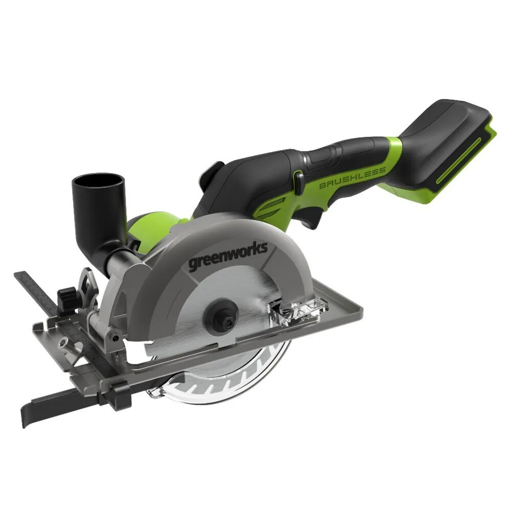 Пила дисковая аккумуляторная мини GREENWORKS 24 V без акк и з/у   1501207