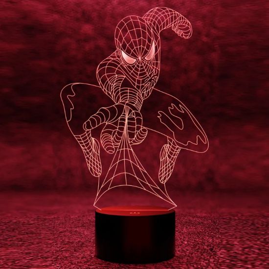 3D лампа Человек Паук