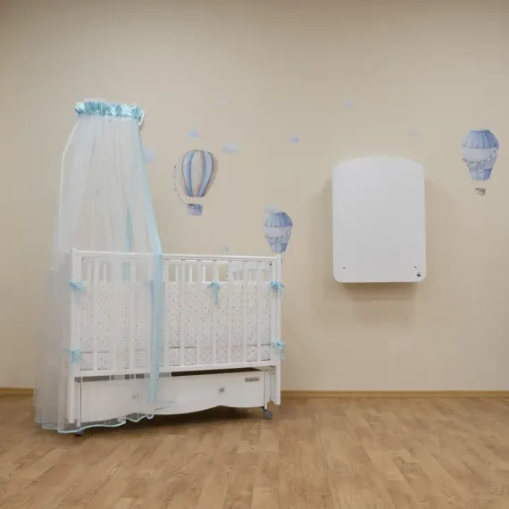 Детская кроватка Mr Sandman Pocket Белая