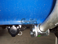 Фаркоп оцинкованный Galia S081A для Skoda Fabia хетчбек 2000-2007, 2007-2014(паспорт и сертификат в комплекте)(без электрики)