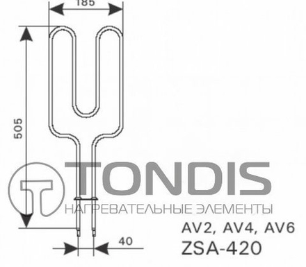 ТЭН Harvia ZSA-420