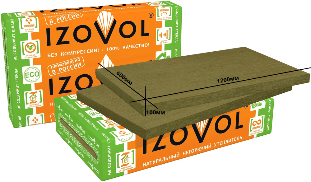 Изовол СТ-50 100мм 2.88м2